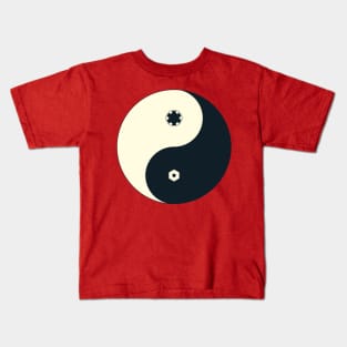 Cassette Pencil Yin Yang Kids T-Shirt